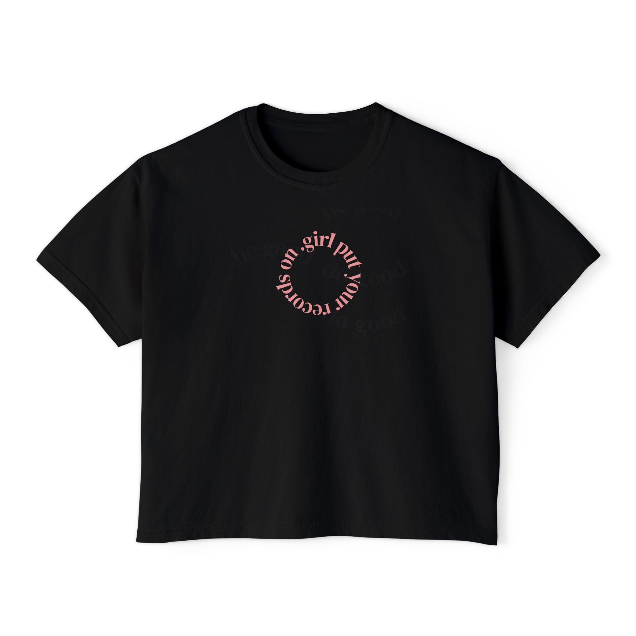 Love Songs Boxy Tee — 'Love songs say what hearts can't' Piano Graphic