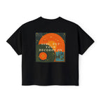 Love Songs Boxy Tee — 'Love songs say what hearts can't' Piano Graphic