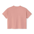 Love Songs Boxy Tee — 'Love songs say what hearts can't' Piano Graphic