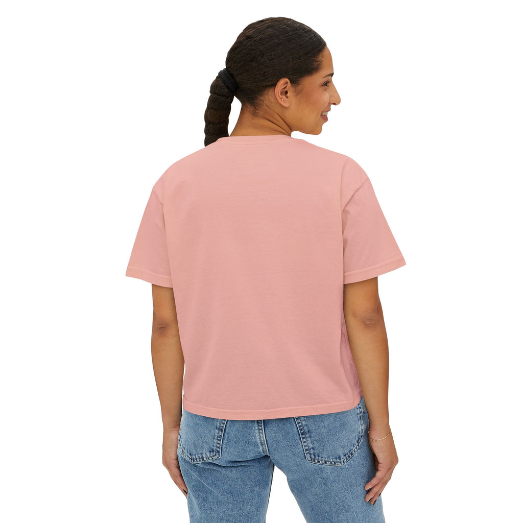 Love Songs Boxy Tee — 'Love songs say what hearts can't' Piano Graphic