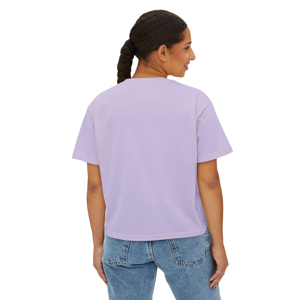 Love Songs Boxy Tee — 'Love songs say what hearts can't' Piano Graphic