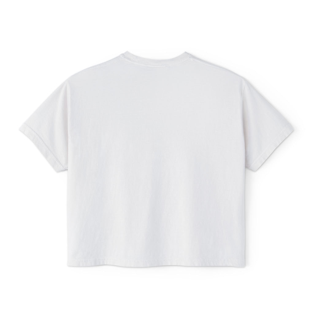 Love Songs Boxy Tee — 'Love songs say what hearts can't' Piano Graphic