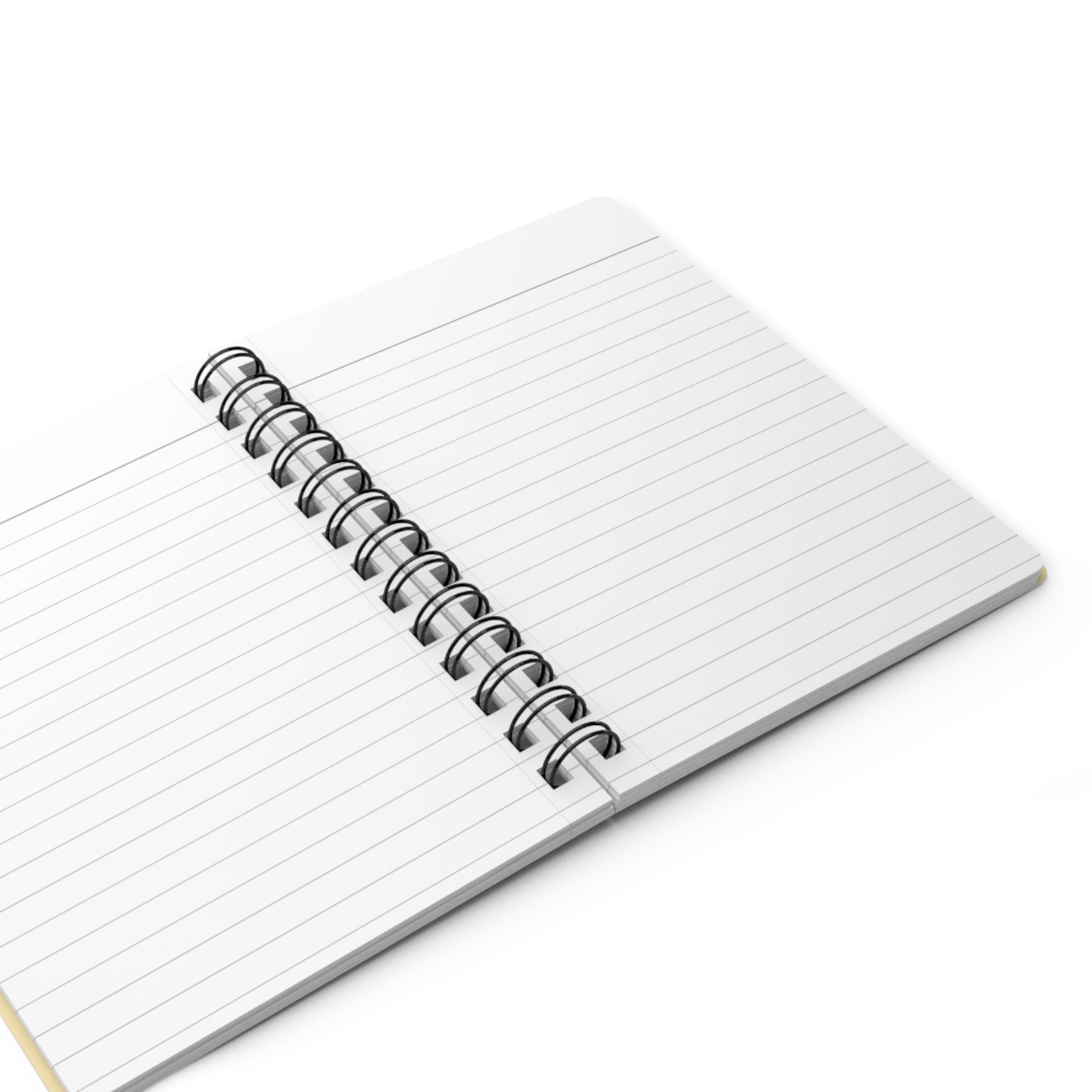 Floral Sheet Music Spiral Notebook — "music is what feelings sound like" Journal